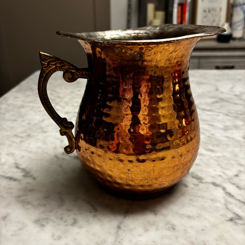 Hammered Cooper Pitcher